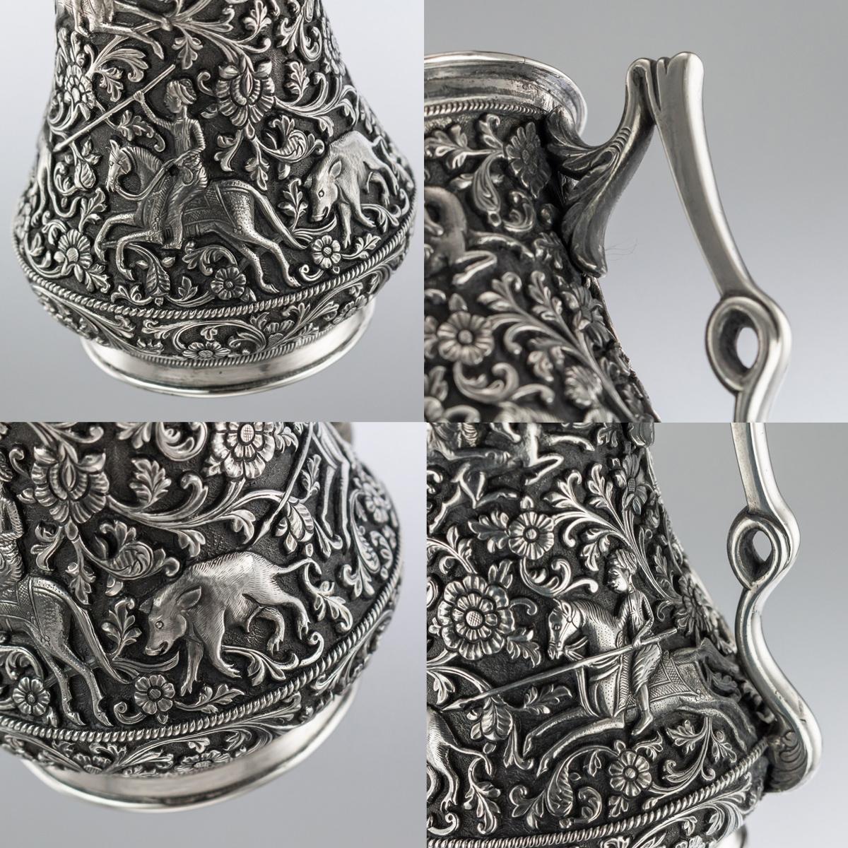 19th Century Indian Kutch Exceptional Solid Silver Hand Crafted Cup, circa 1870 8