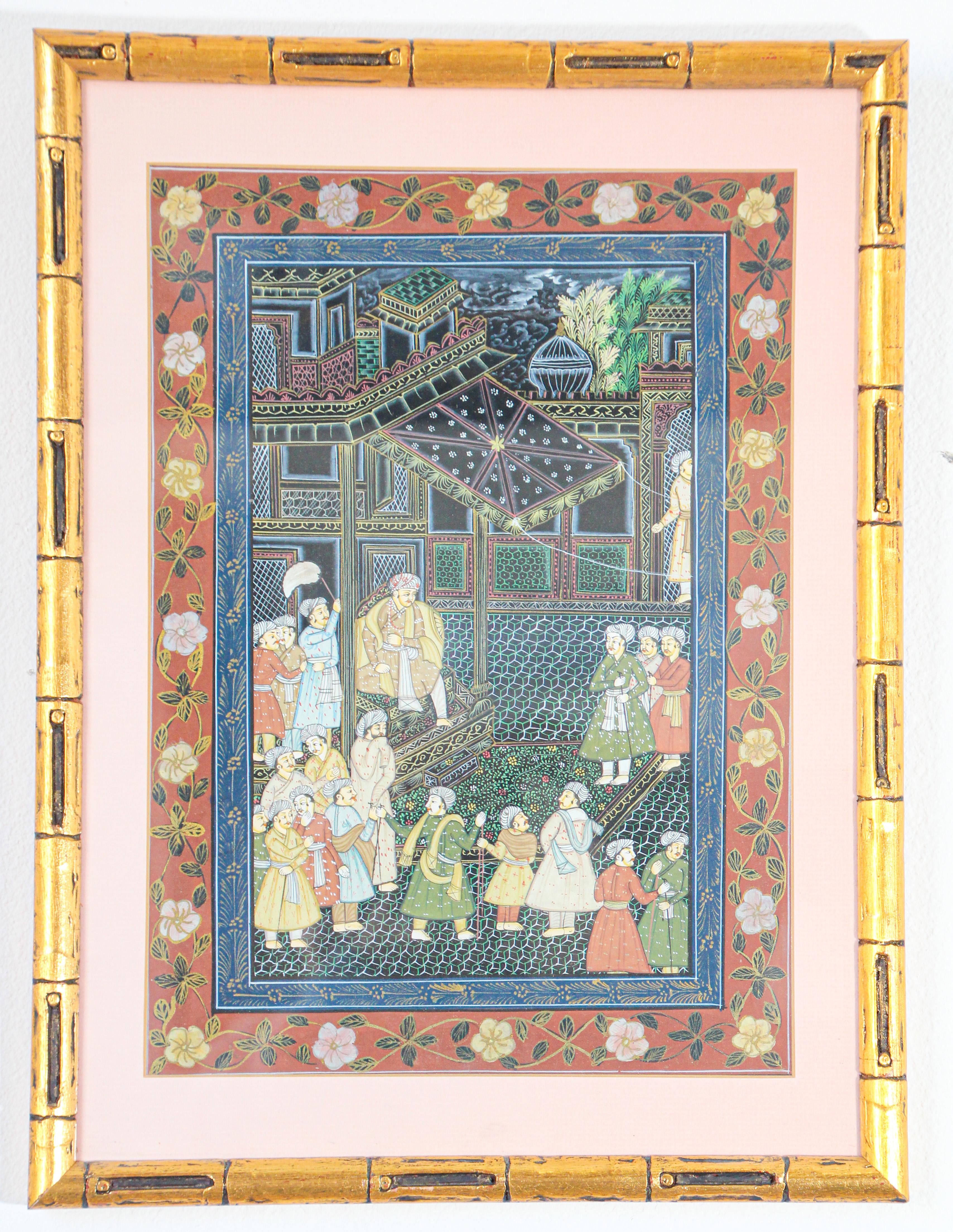 Agra 19th Century Indian Mughal Scene Painting