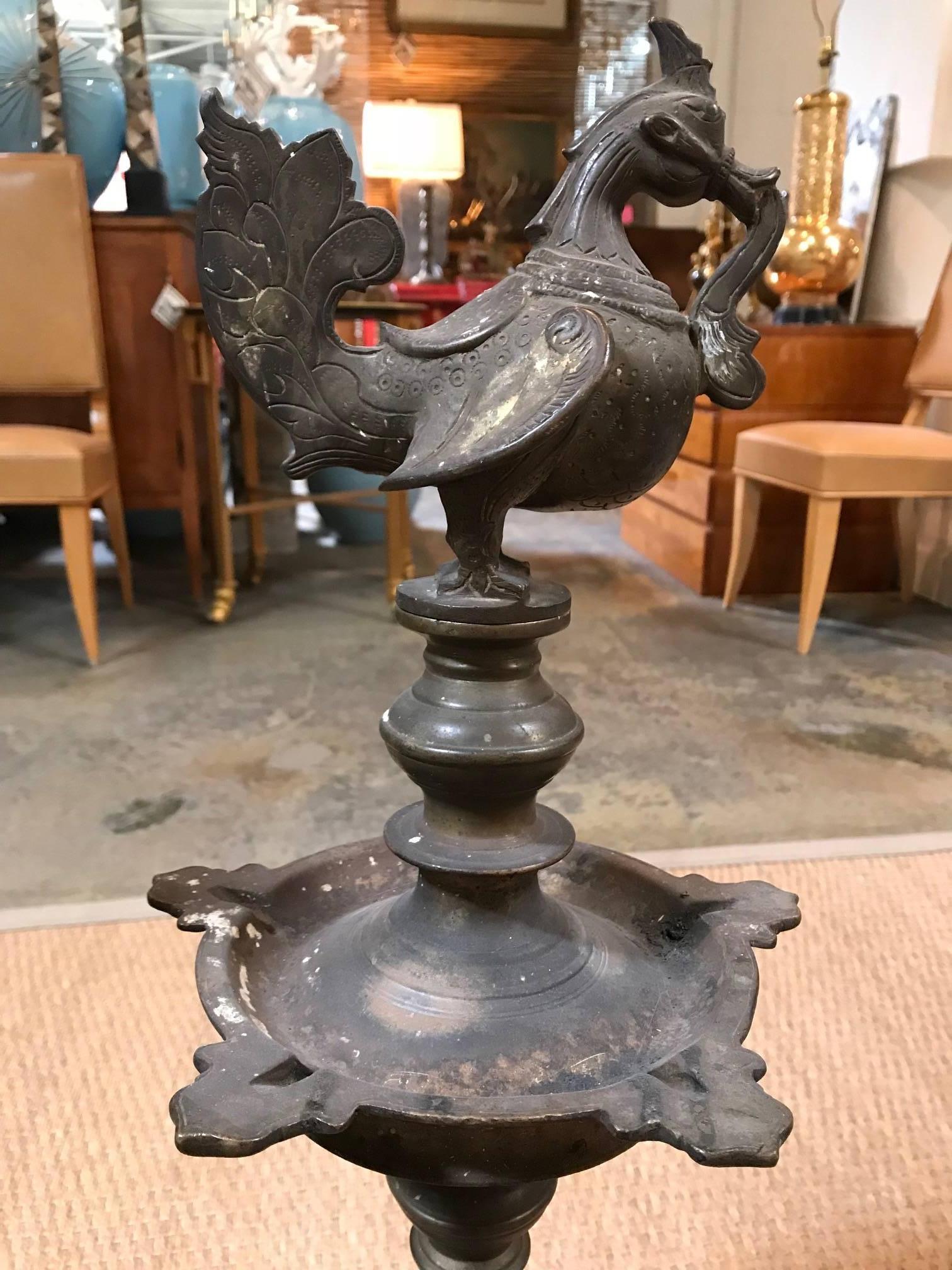 antique indian oil lamps