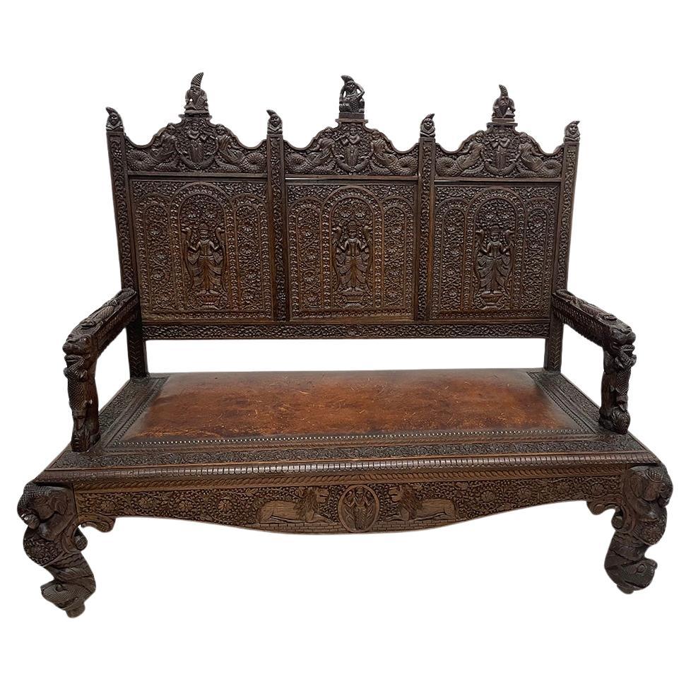 19th Century Indian sofa For Sale