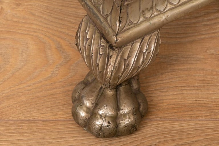 19th Century Indian White Metal Puja Table For Sale at 1stDibs