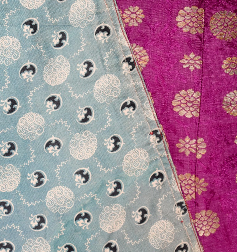 Antique Gujarati Zari Brocade Coat For Sale at 1stDibs