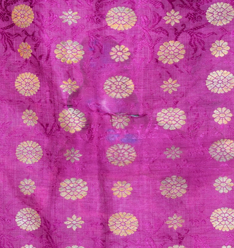 Antique Gujarati Zari Brocade Coat For Sale at 1stDibs