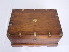 19th Century Indo European Teak Box