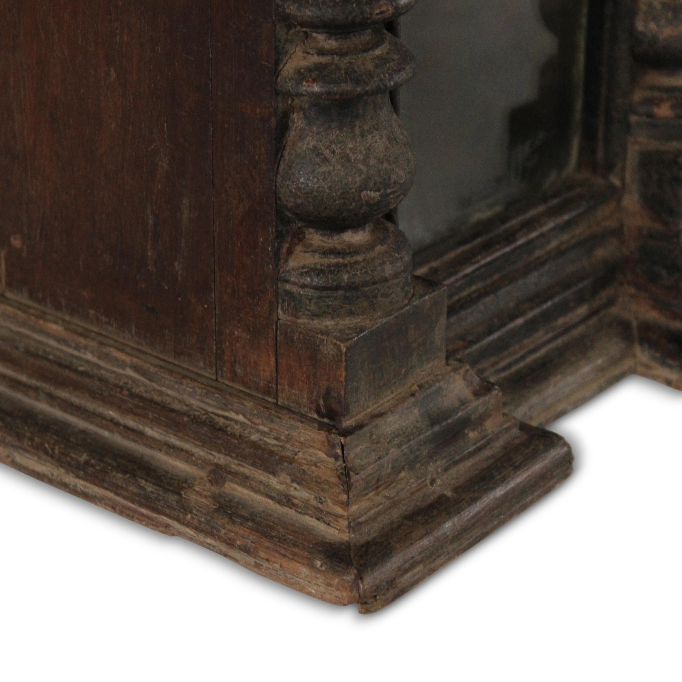 19th Century Indo - Portuguese Rosewood Altar For Sale 4