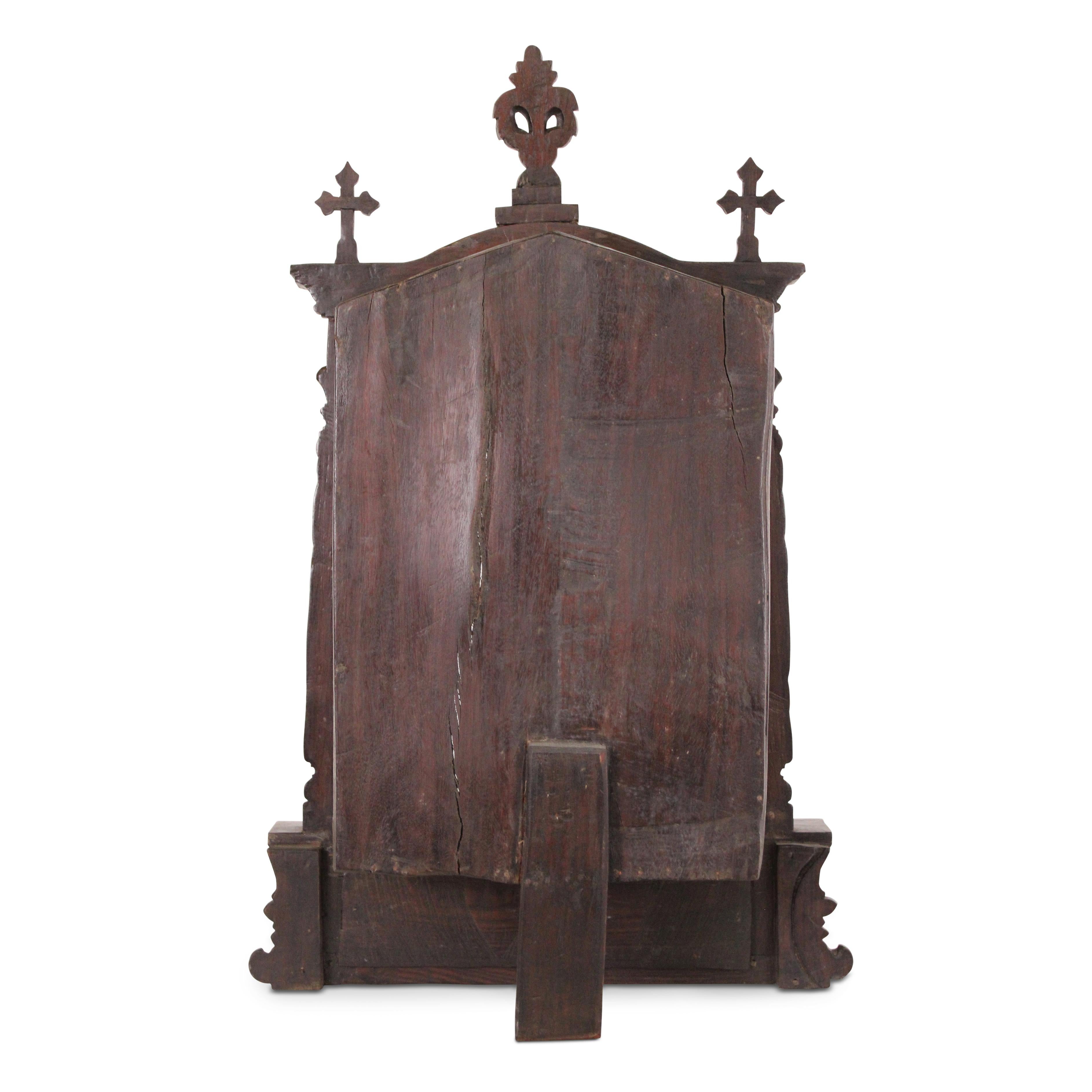 19th Century Indo - Portuguese Rosewood Altar For Sale 8