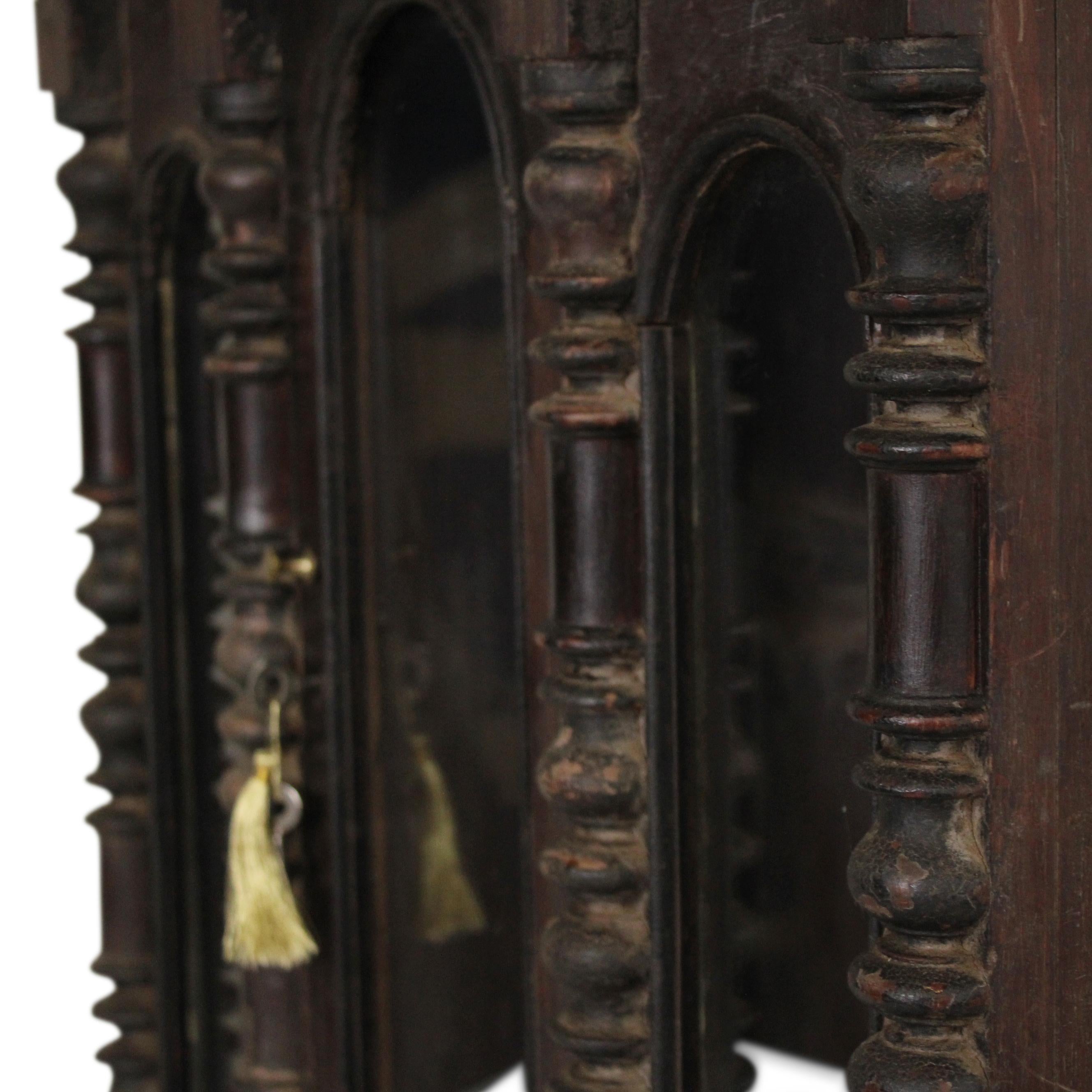 19th Century Indo - Portuguese Rosewood Altar For Sale 10