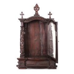 19th Century Indo - Portuguese Rosewood Altar