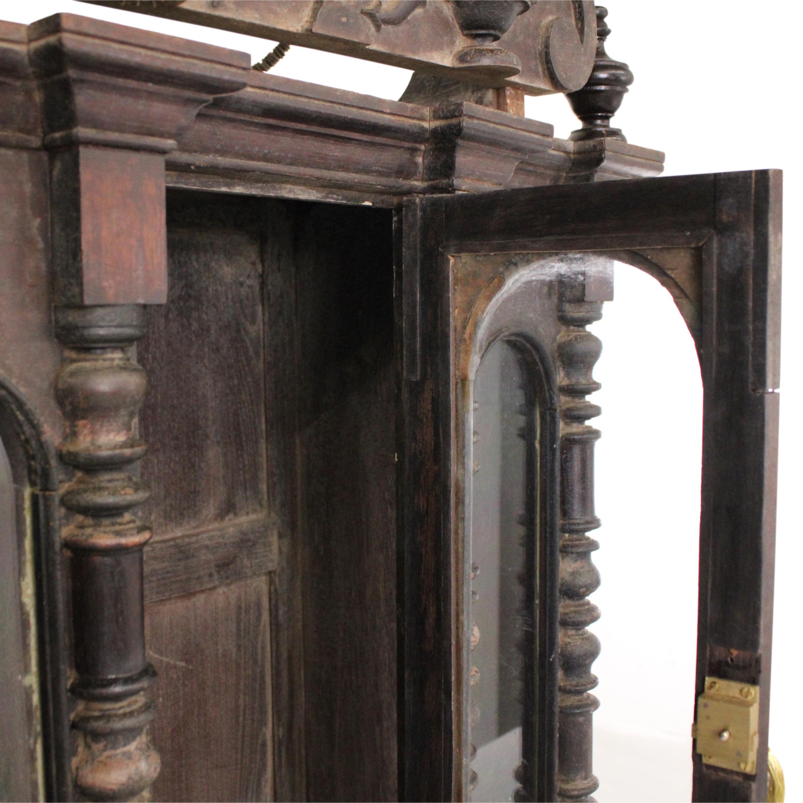 Hand-Carved 19th Century Indo - Portuguese Rosewood Altar For Sale