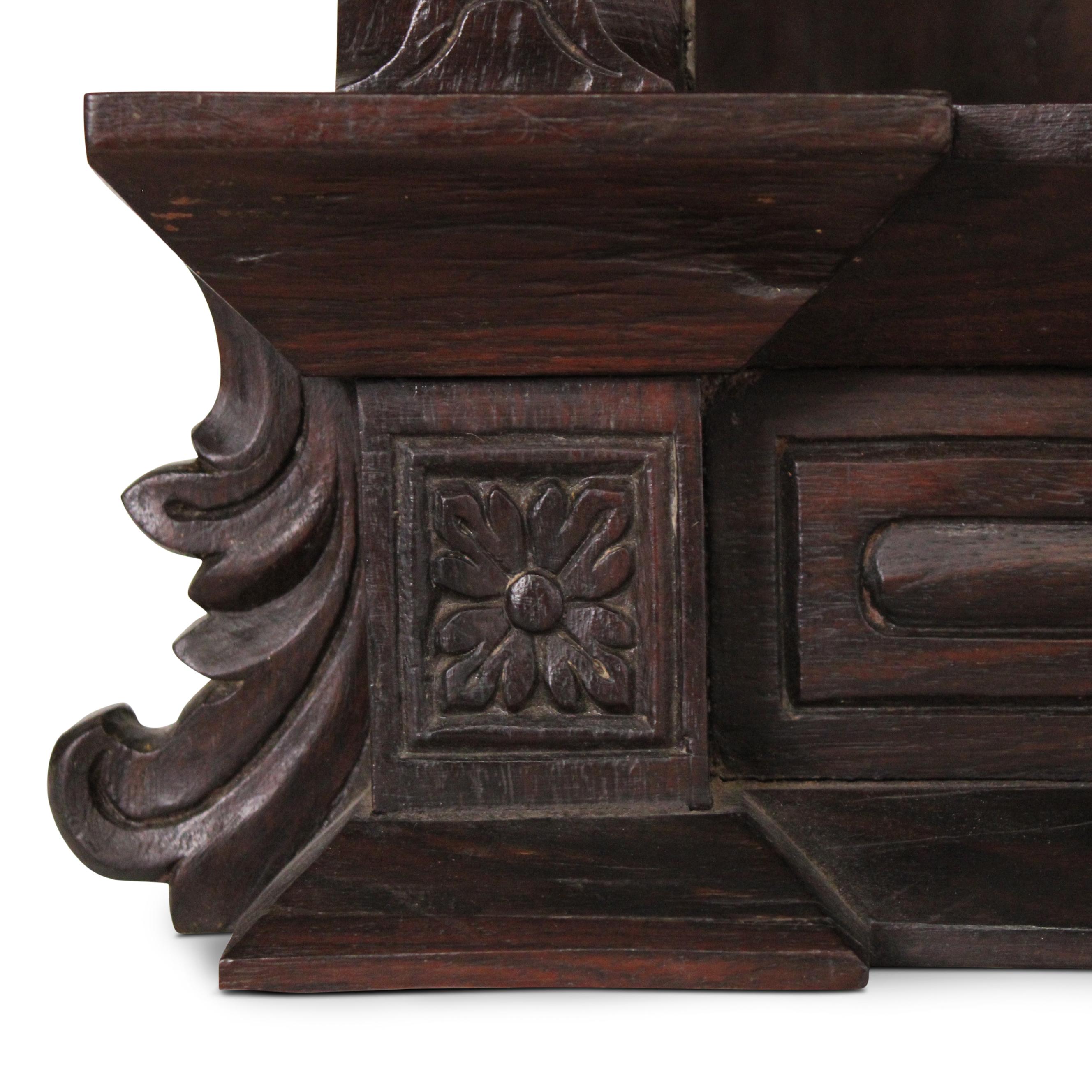 19th Century Indo - Portuguese Rosewood Altar For Sale 1