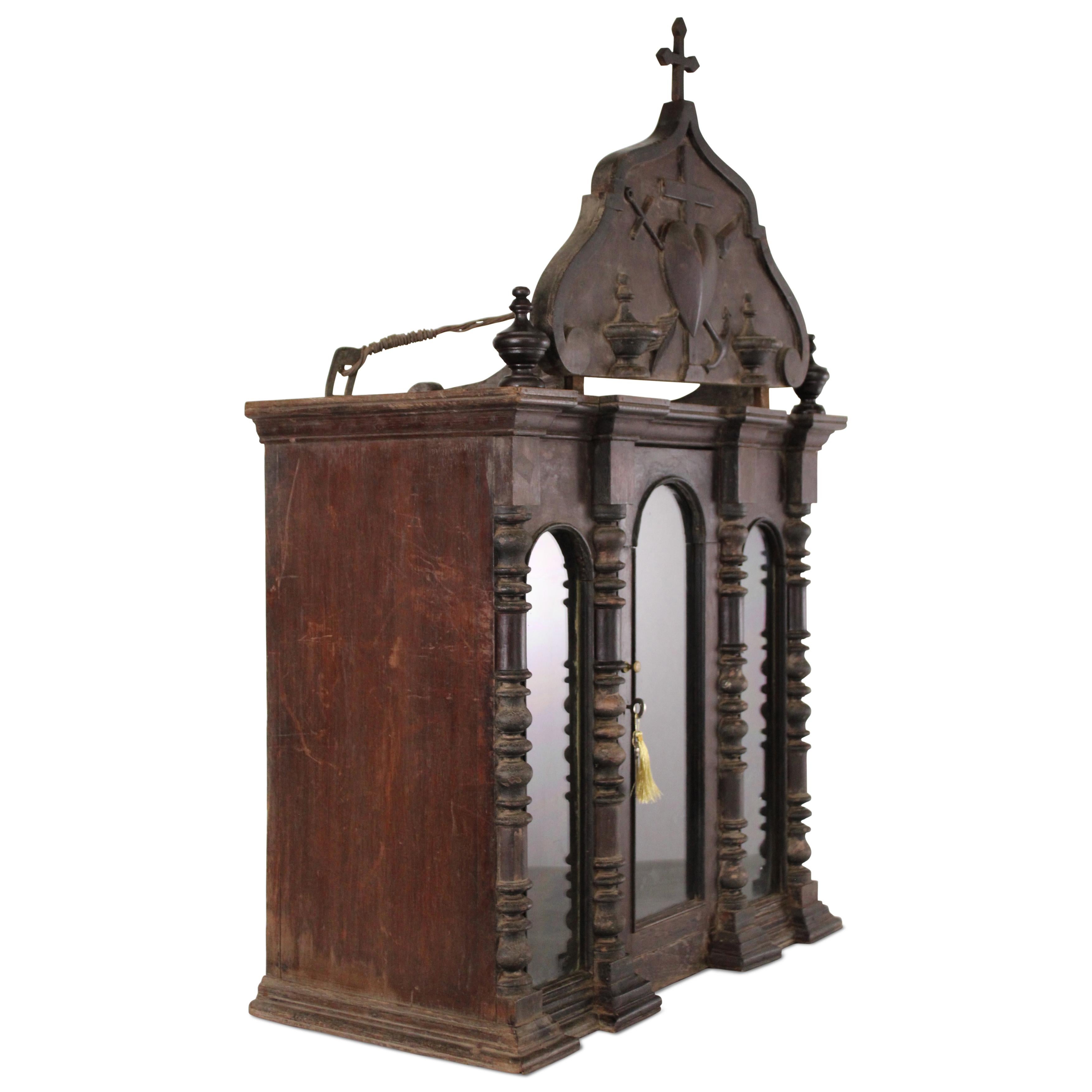 19th Century Indo - Portuguese Rosewood Altar For Sale 2
