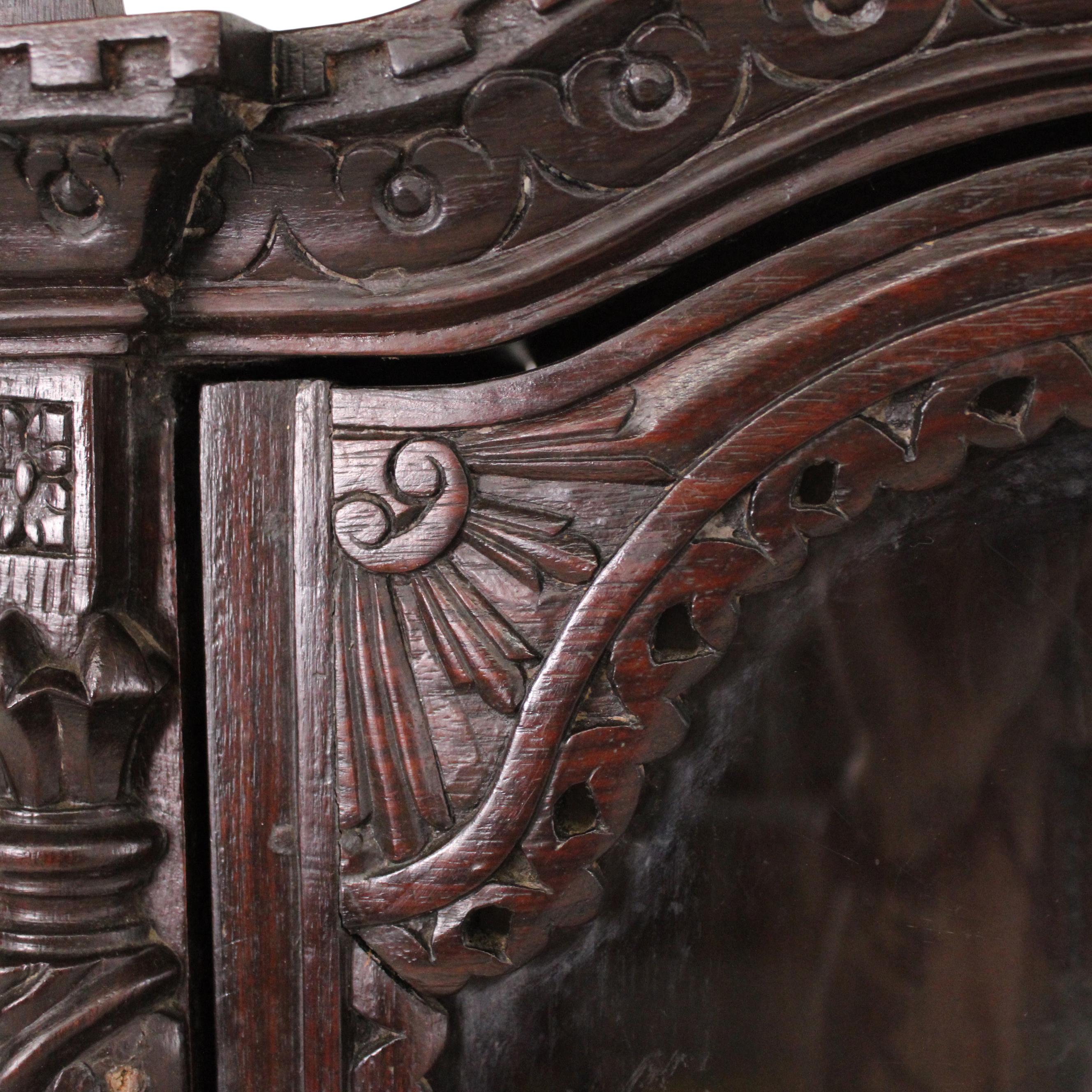19th Century Indo - Portuguese Rosewood Altar For Sale 3