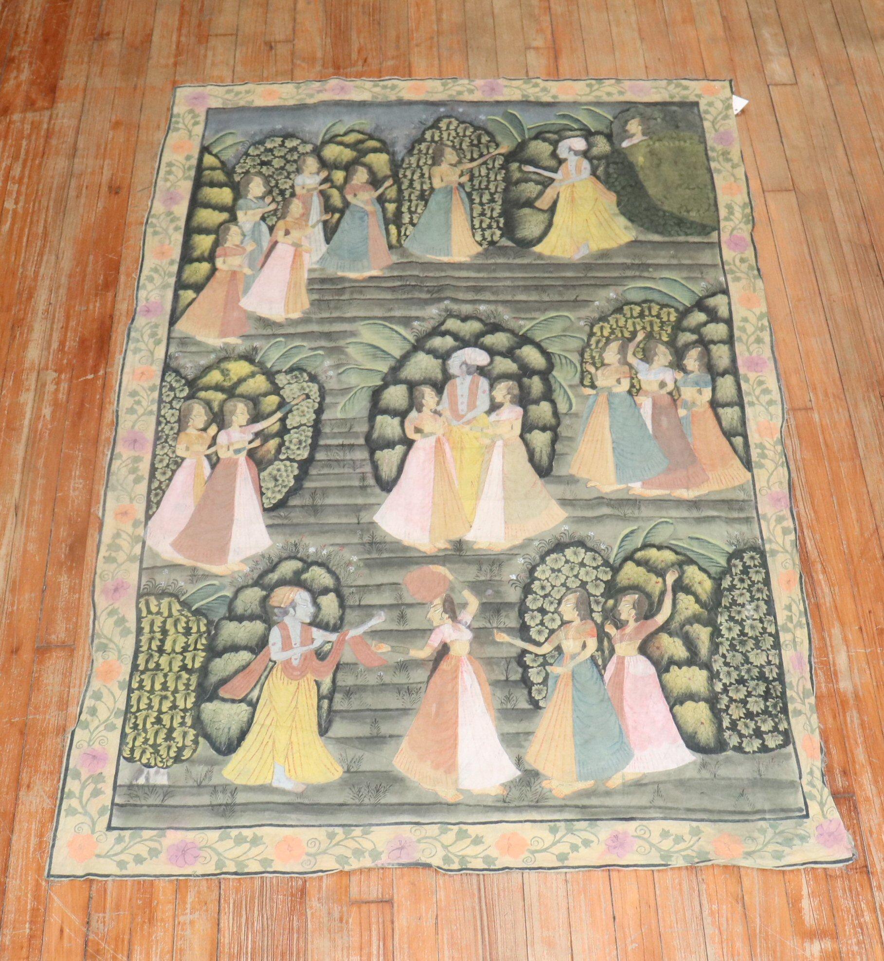 19th Century Indonesian Batik Textile For Sale 4