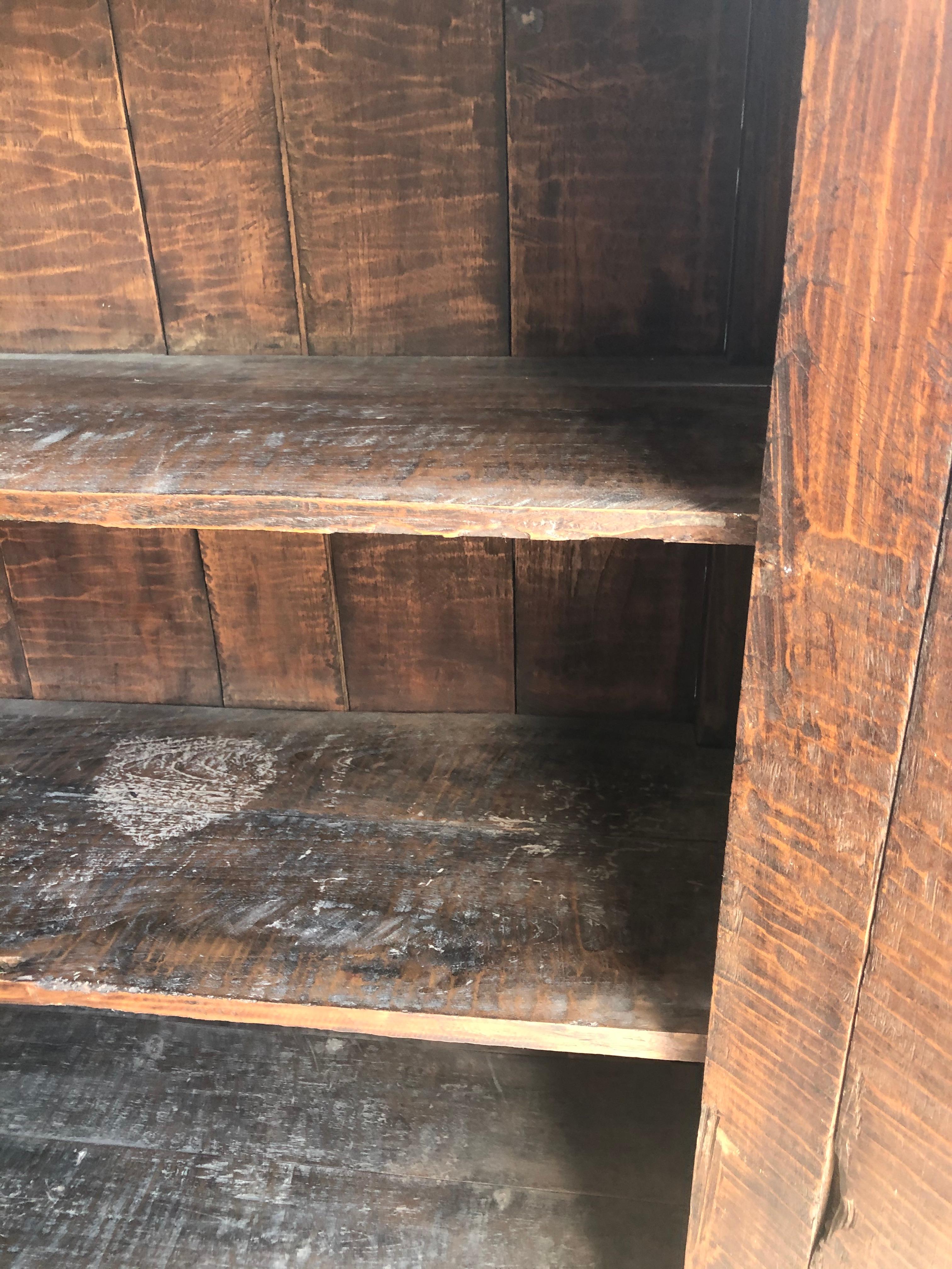 Late 19th Century Indonesian Teak Wood Textile Cabinet with Two Bottom Drawers In Good Condition For Sale In Middleburg, VA