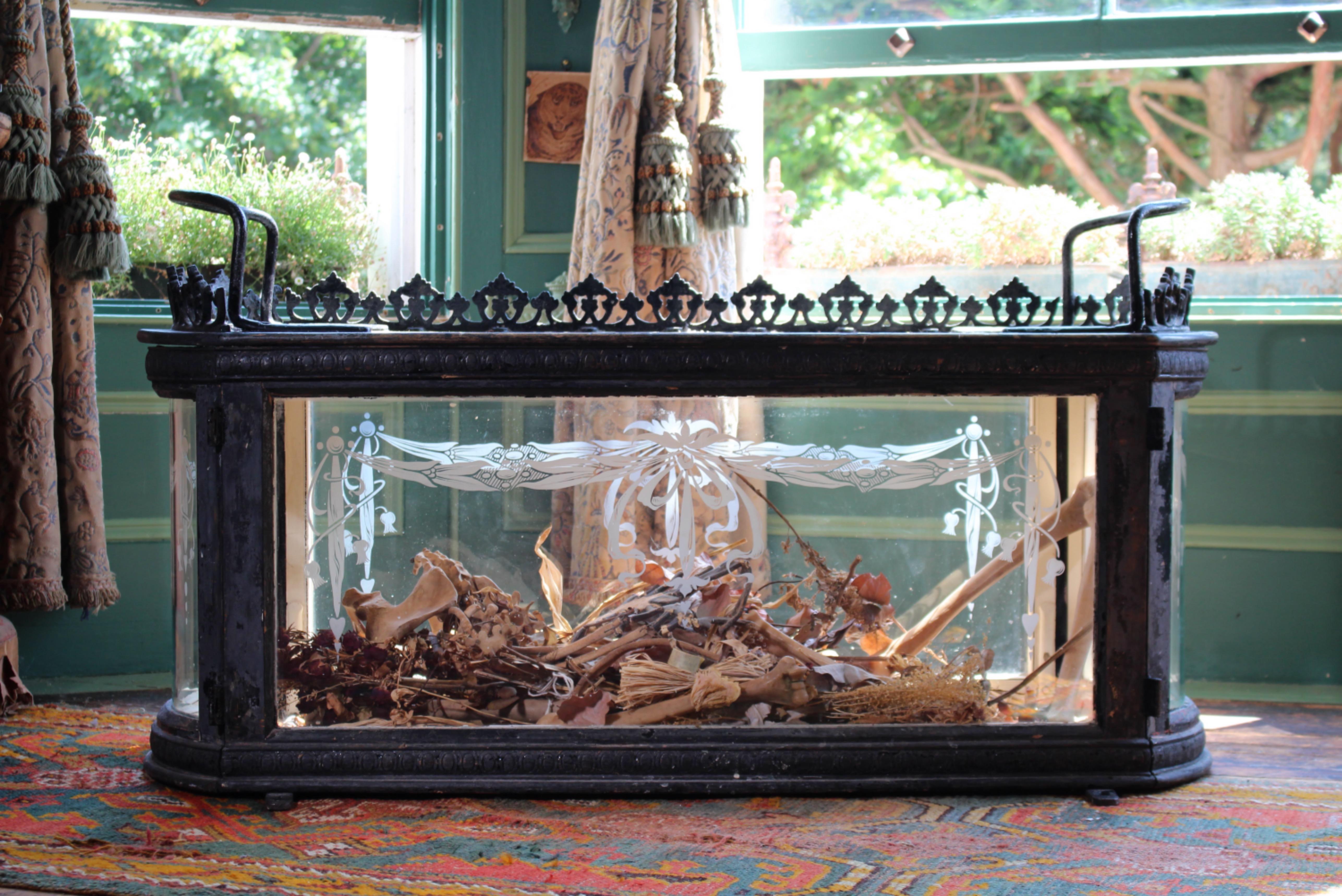 glass coffin