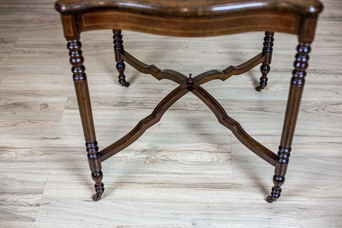 European 19th Century Inlaid Coffee Table For Sale