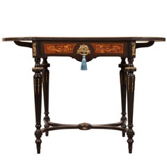 19th Century Inlaid French Occasional Table