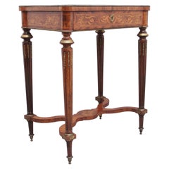 19th Century Inlaid Mahogany Dressing Table