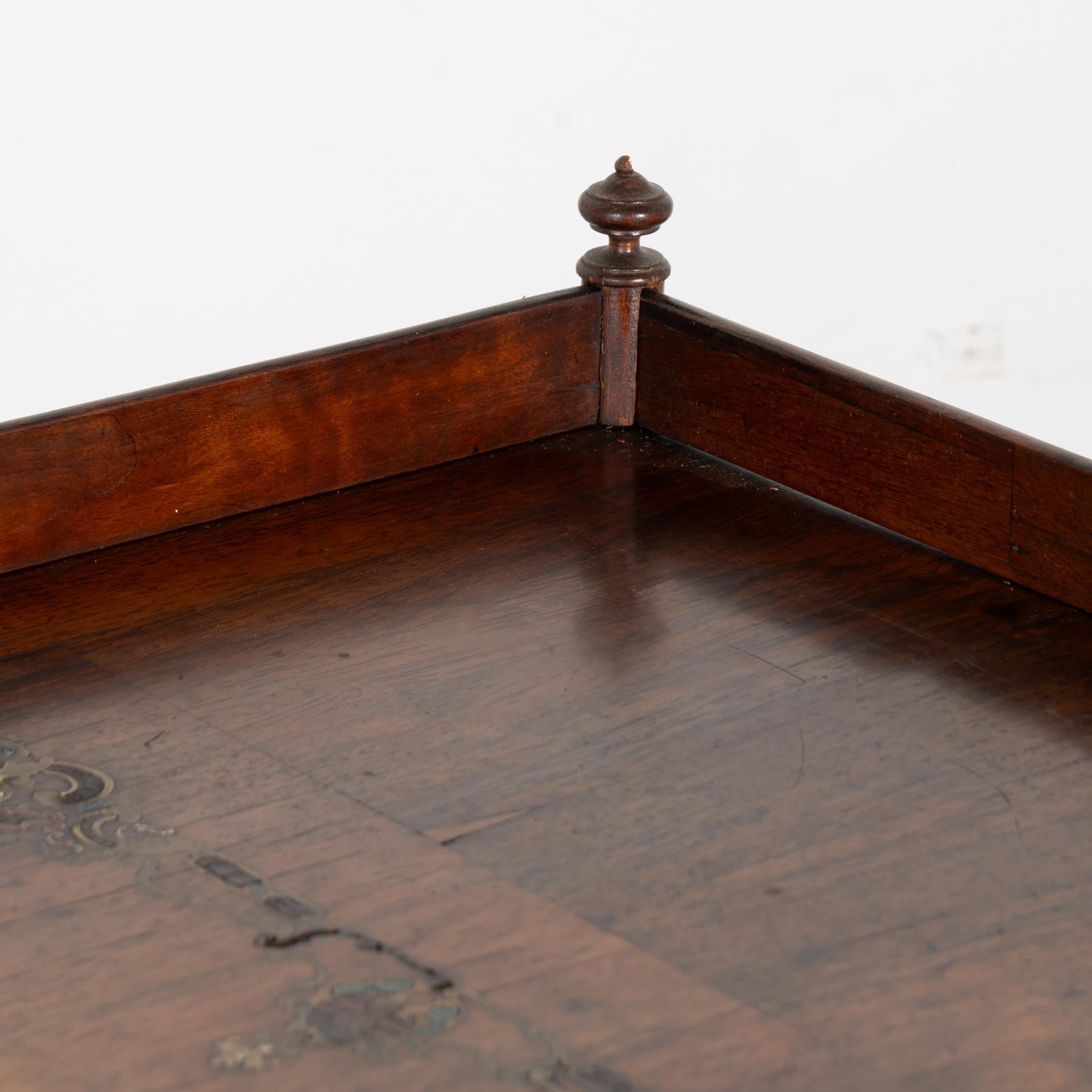 19th Century Inlaid Mahogany Ladies Writing Desk, Denmark For Sale 1