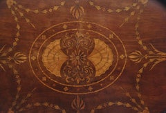 19th Century inlaid mahogany tray