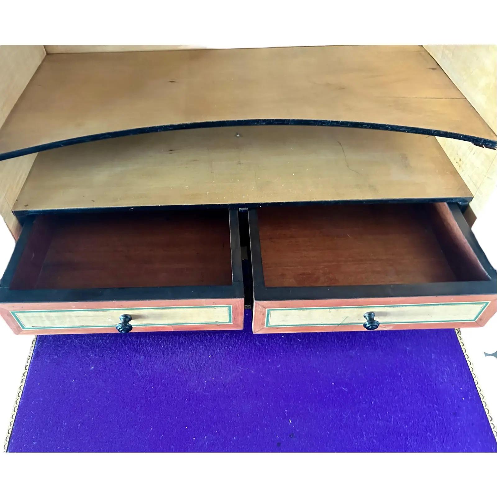 Français 19th Century Inlaid Napoleon III Secretary Desk en vente