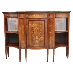 19th Century Inlaid Rosewood Cabinet