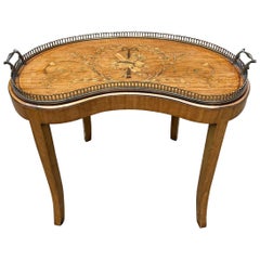 19th Century Inlaid Satinwood Tray on (Stand made later)