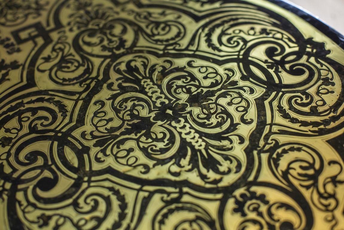 19th Century Inlaid Table in the Boulle Type For Sale 4
