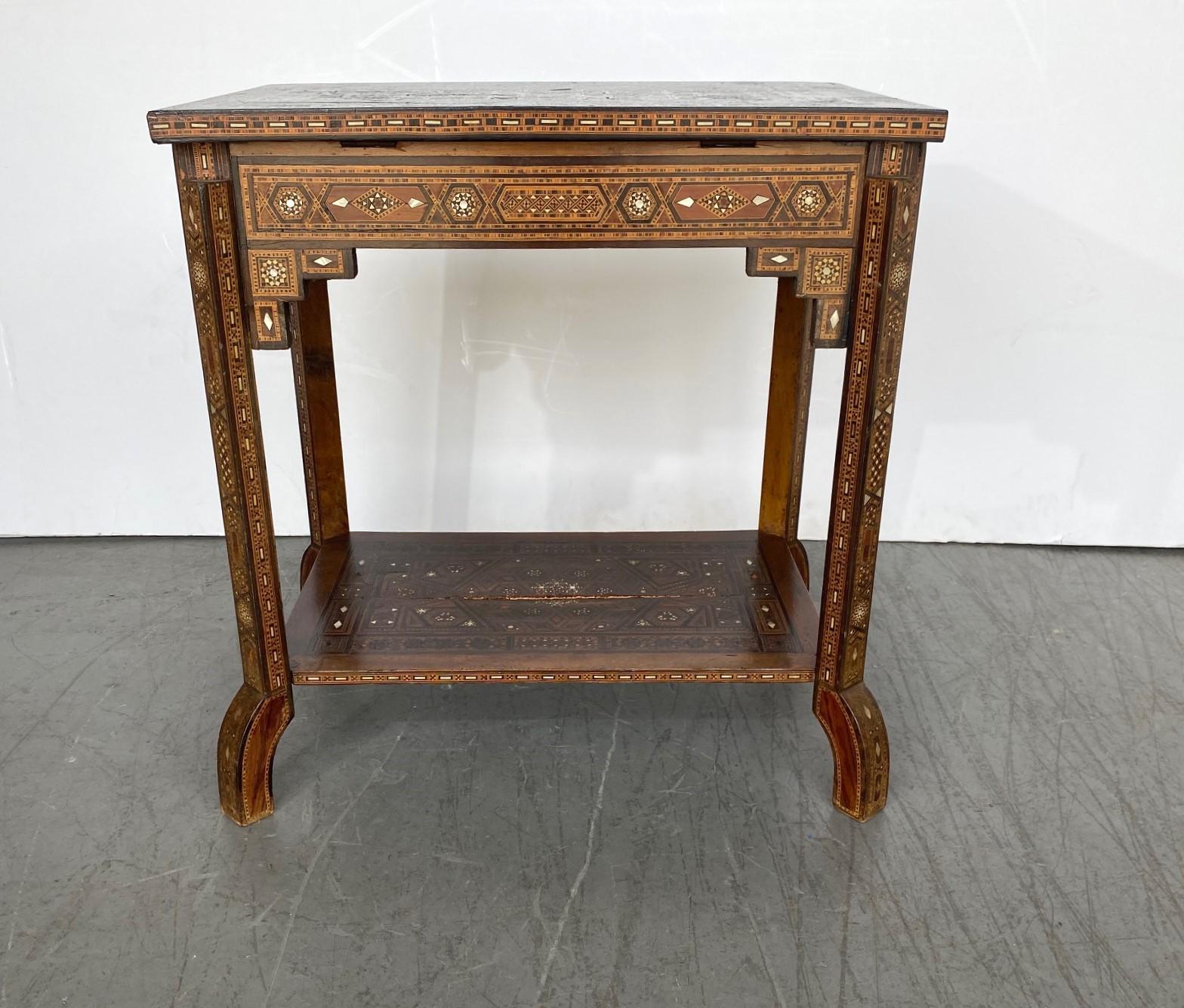19th Century Inlay Accent Table For Sale 1
