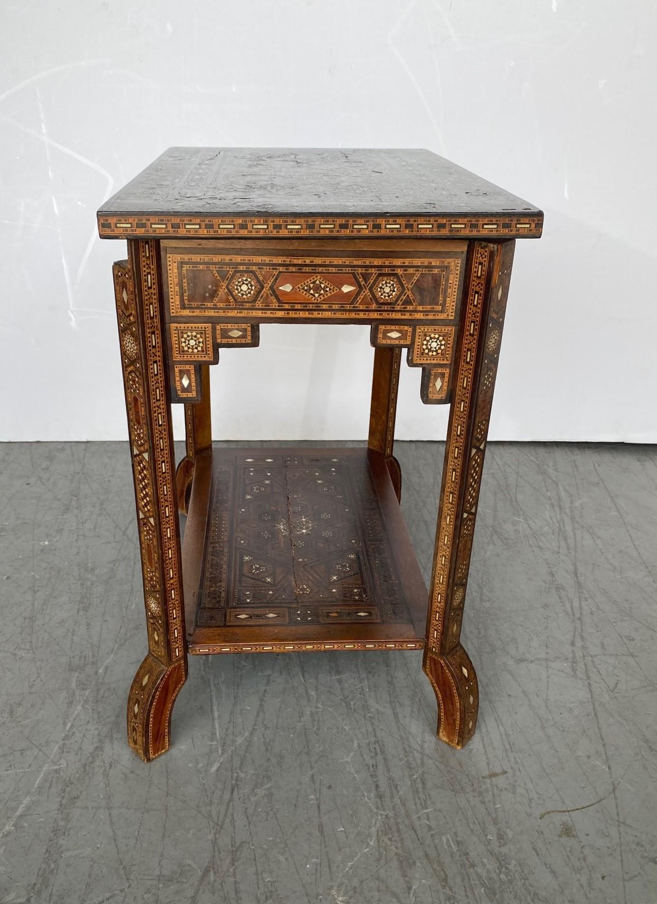 19th Century Inlay Accent Table For Sale 3