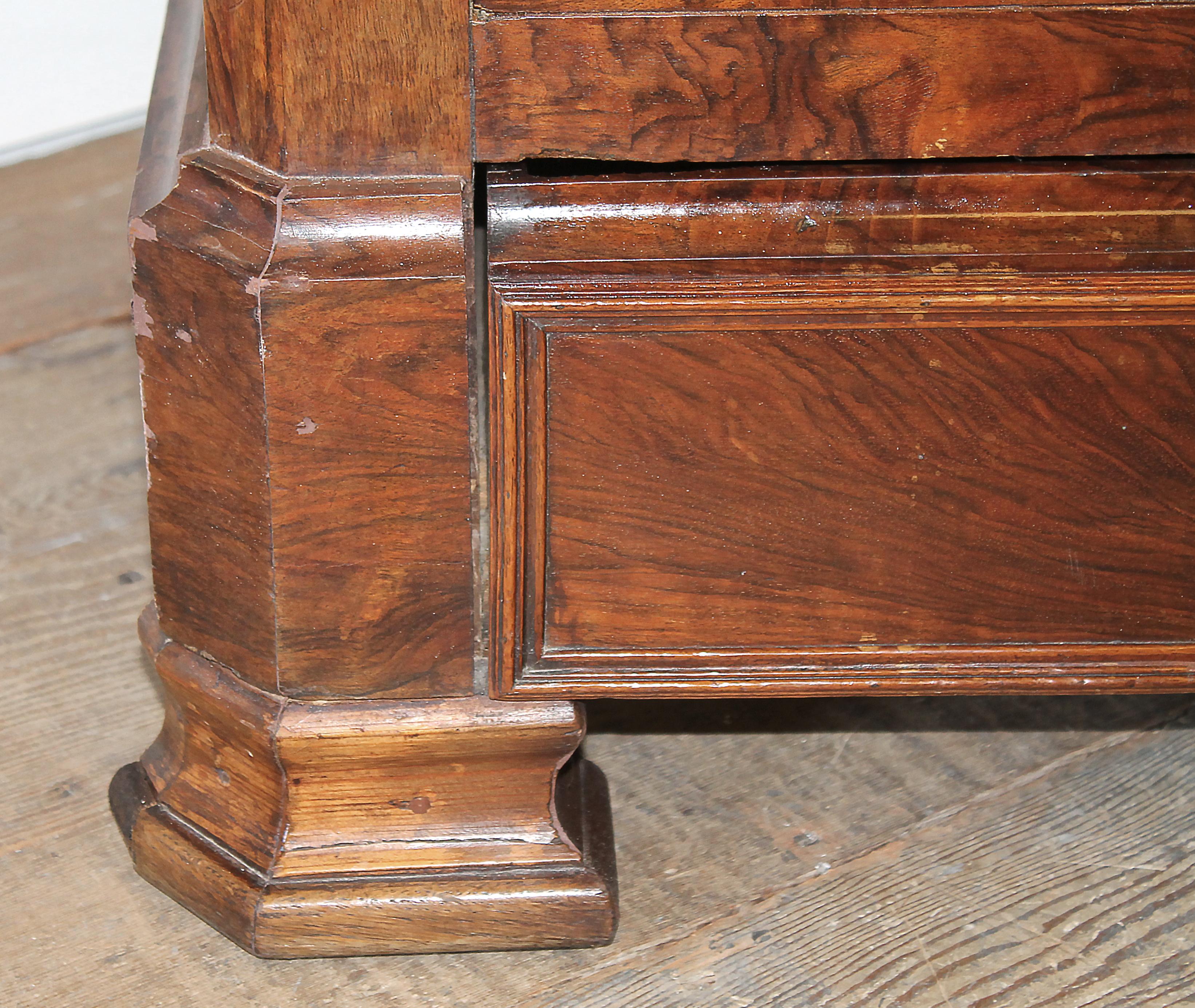 19th Century Inlay Empire Style Chest of Drawers with Marble Top 9