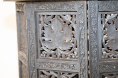 19th Century Intricately Carved Anglo-Indian Side Table