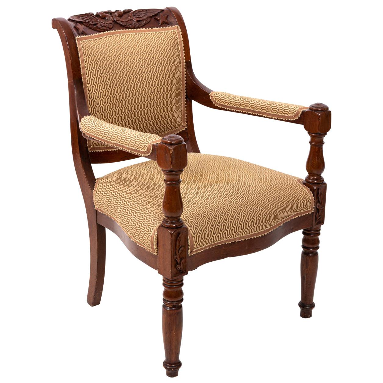 Irish Sugan Armchair at 1stDibs