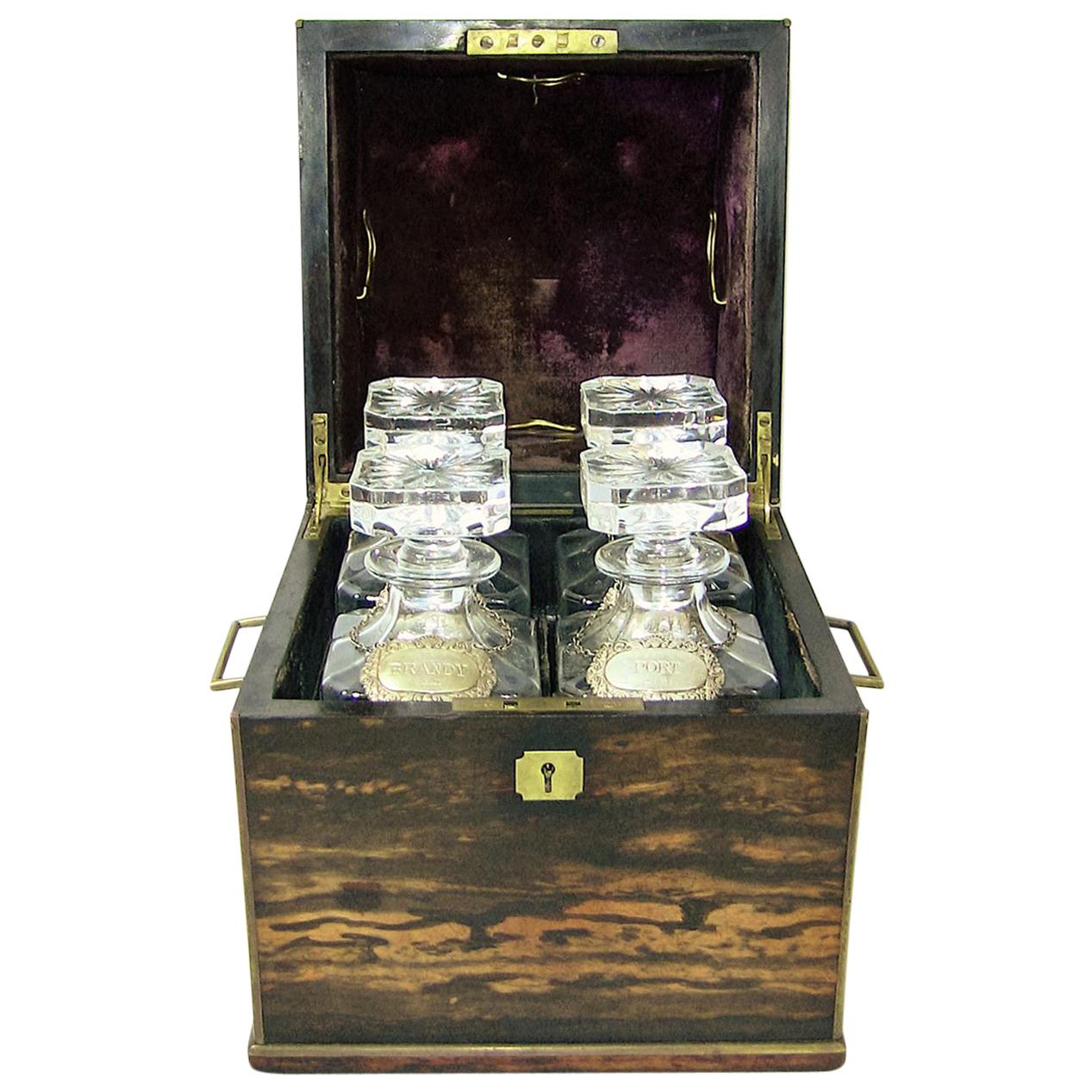 Austin of Dublin Ebony Mother of Pearl Sewing Box, 19th Century at 1stDibs