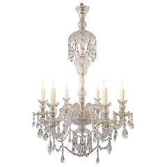 19th Century Irish Crystal Chandelier