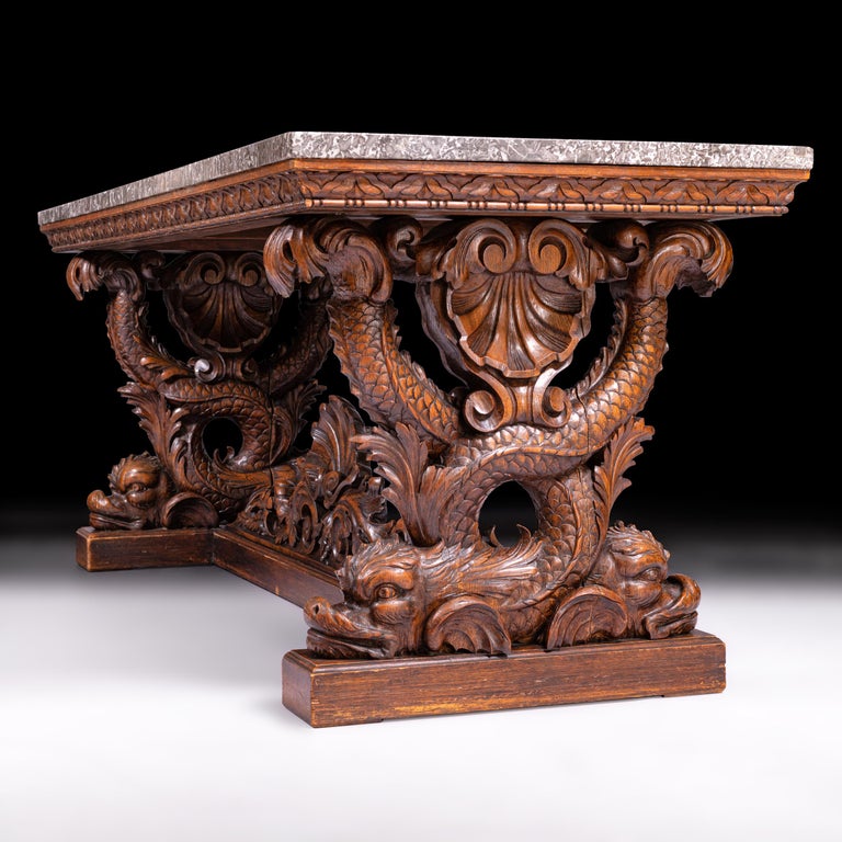 19th Century Irish Exhibition Console Table by O`Donnell of Limerick For Sale at 1stDibs