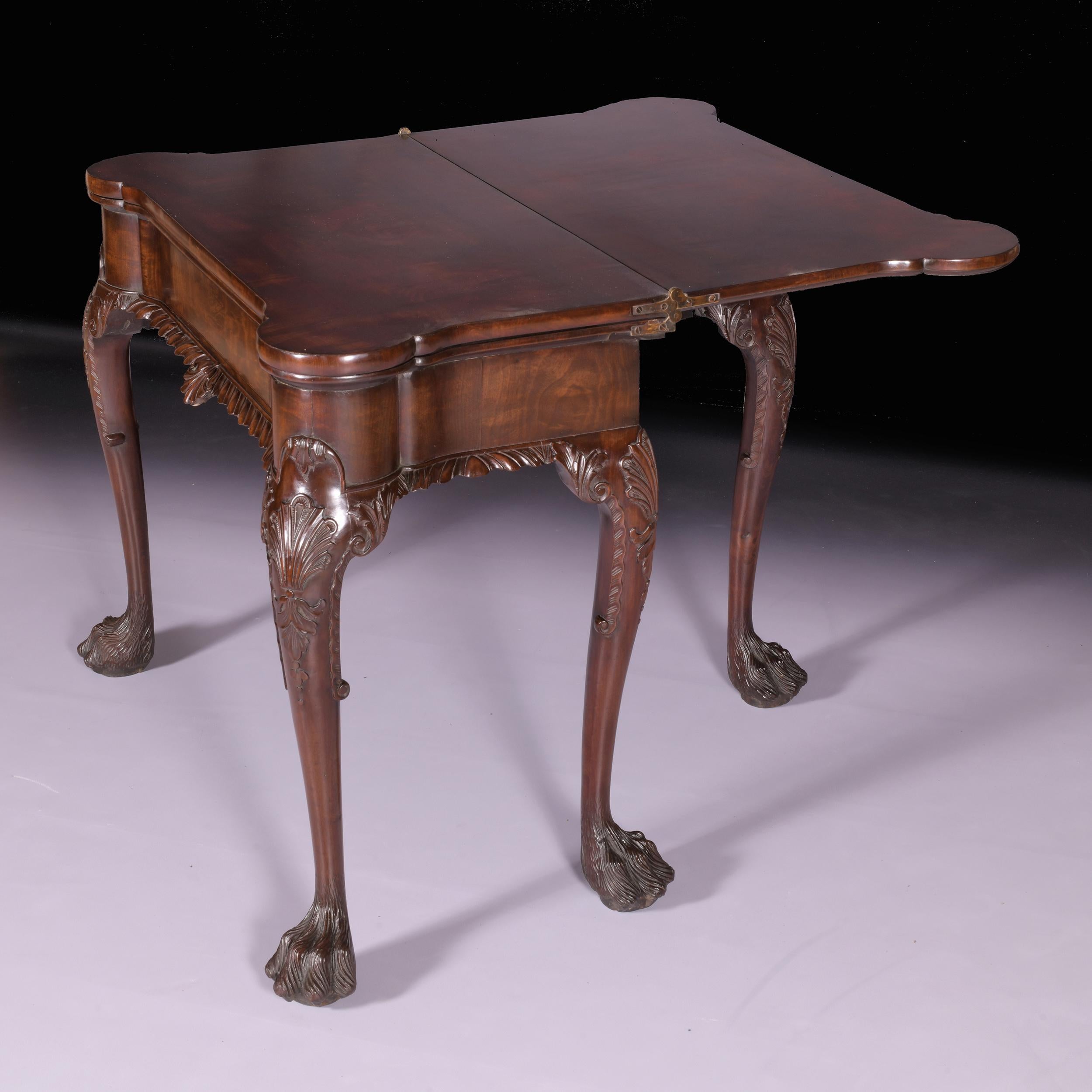 19th Century Irish George II Style Games Table For Sale 6