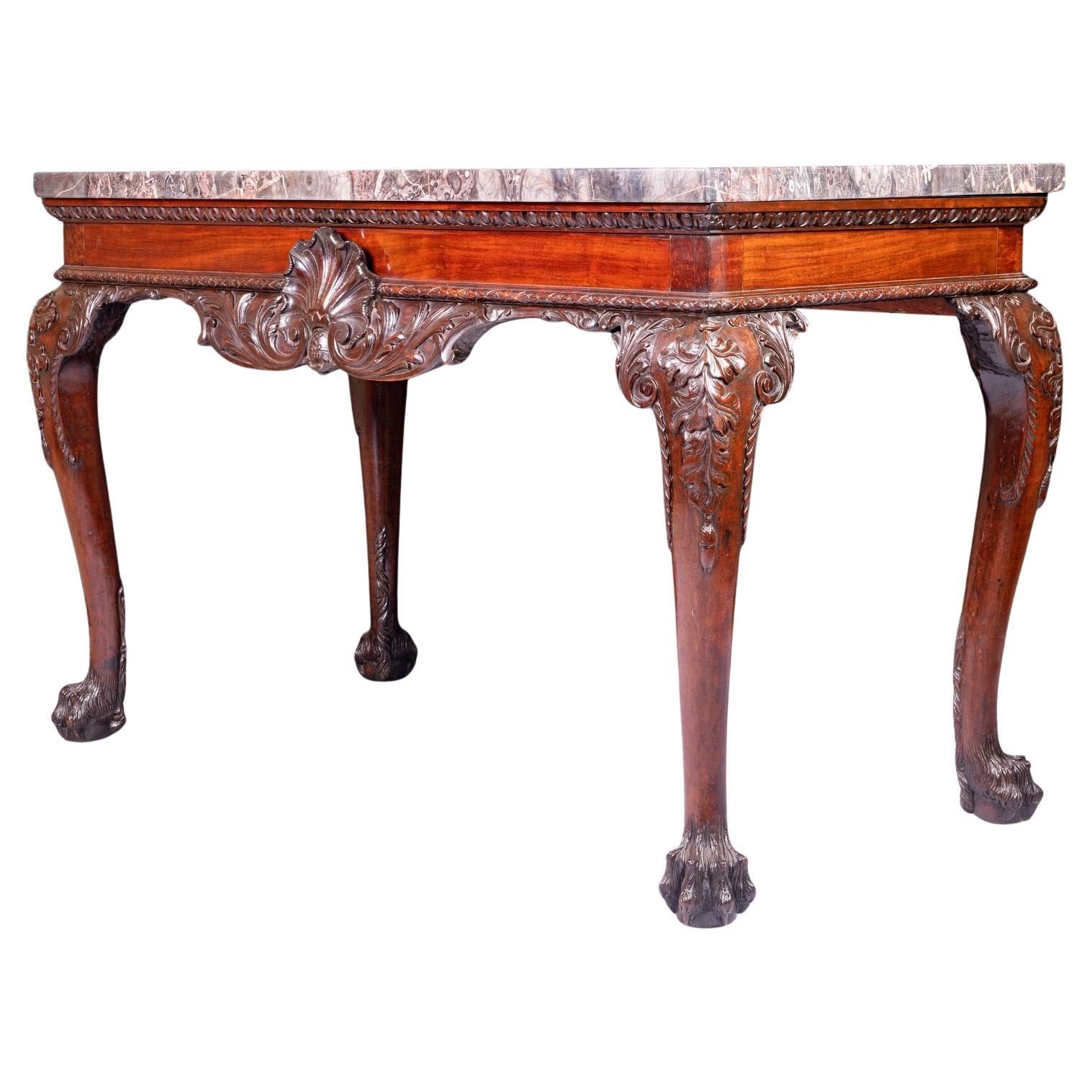 Table console irlandaise du 19e siècle de style George III