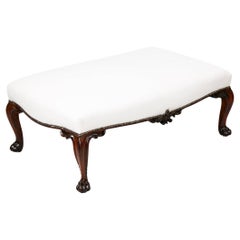 Otomana irlandesa de caoba del siglo XIX