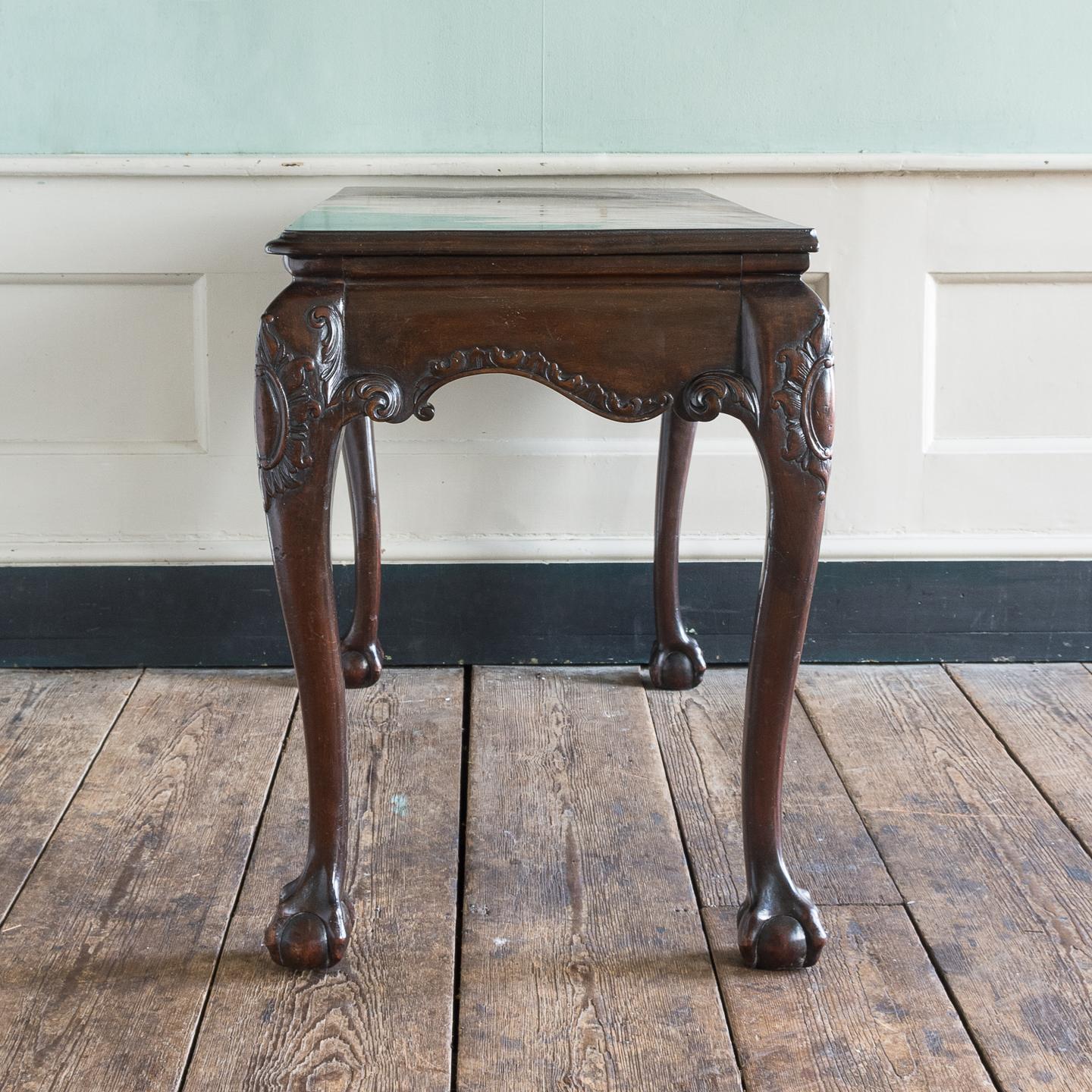 19th Century Irish Mahogany Serving Table, George II Style 1
