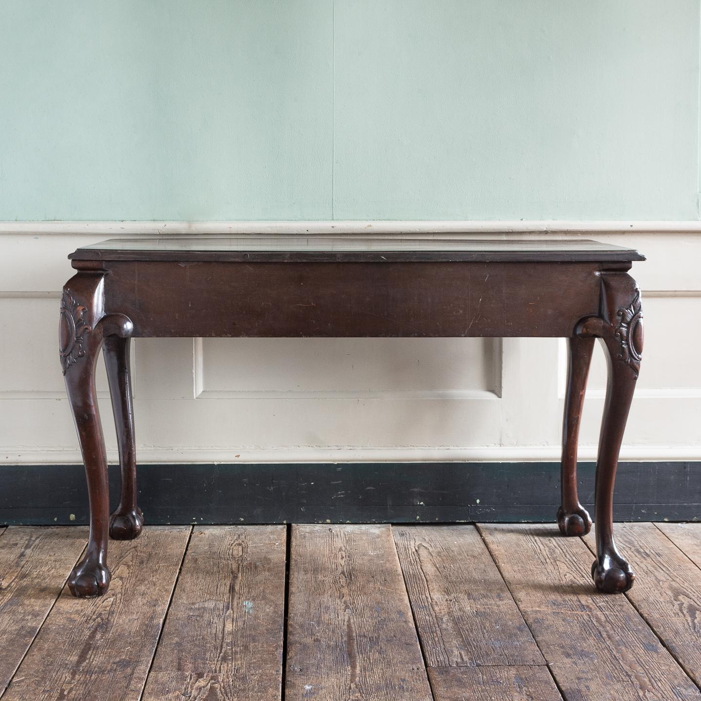 19th Century Irish Mahogany Serving Table, George II Style 3