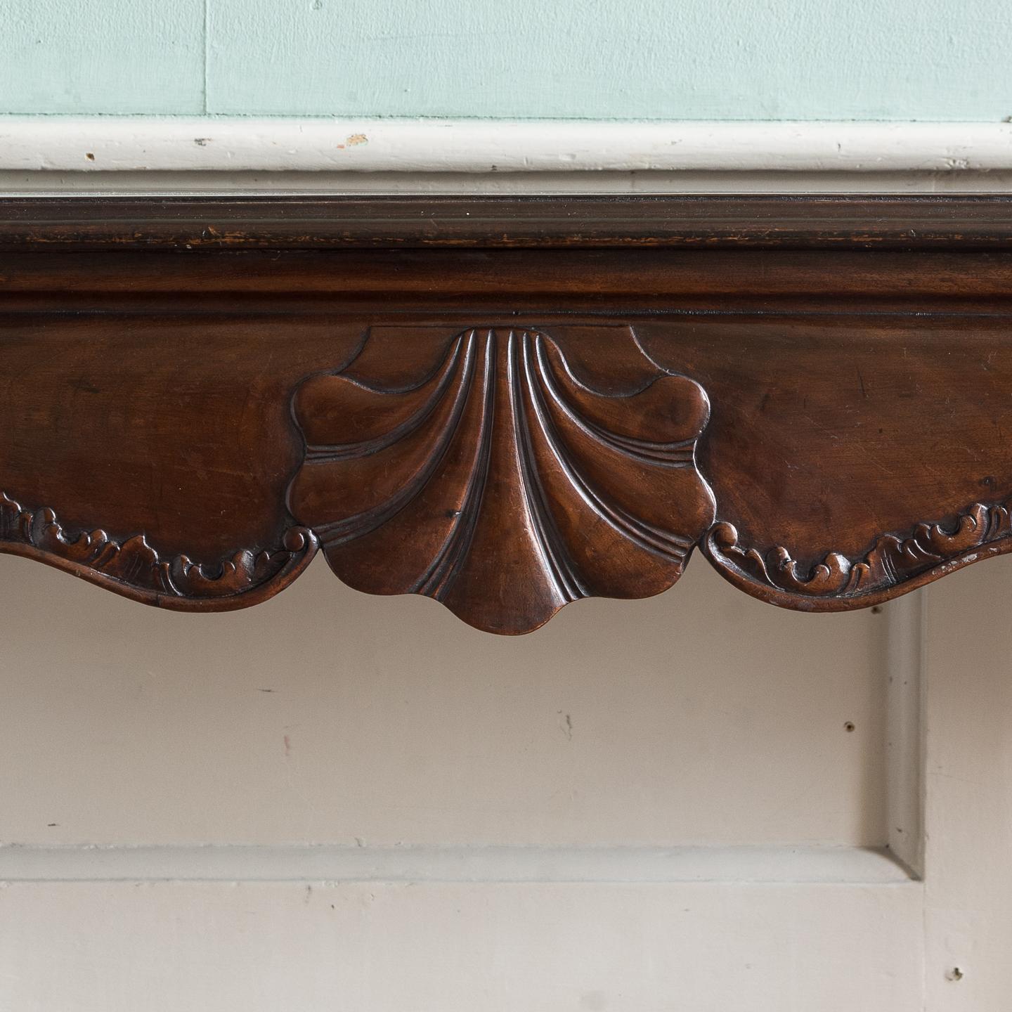 19th Century Irish Mahogany Serving Table, George II Style 5