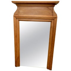 19th Century Irish Mantle Mirror Antique 19th Century Irish Mantle Mirror