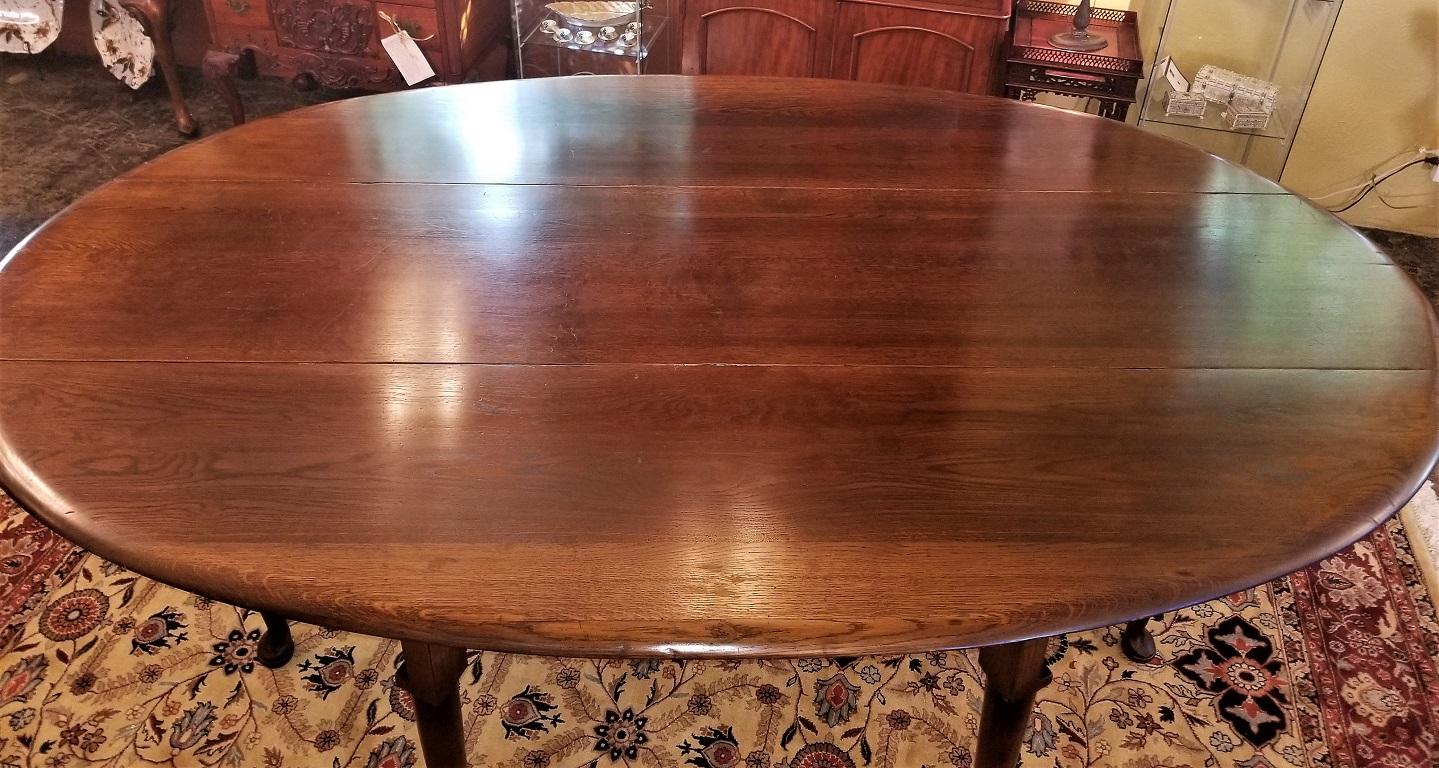 19th Century Irish Oak Wake Table 6