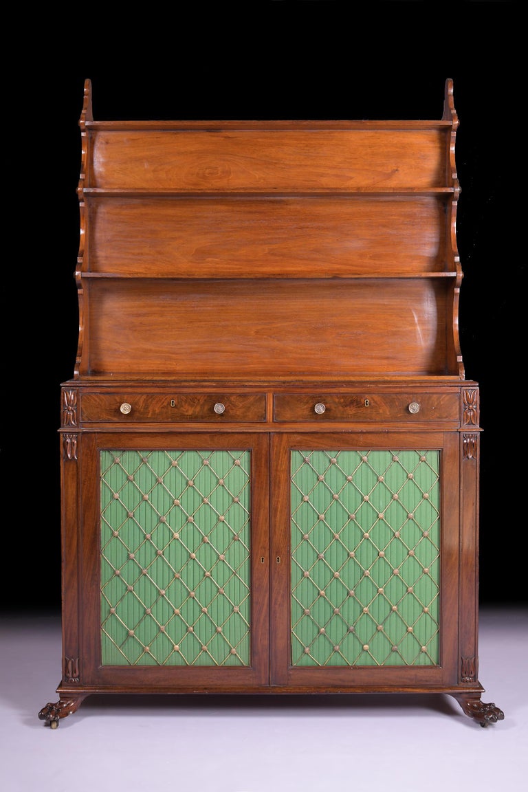 19th Century Irish Regency Bookcase by Williams and Gibton of Dublin
