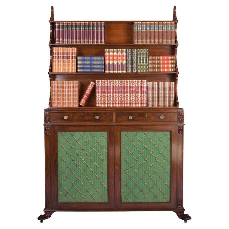 19th Century Irish Regency Bookcase by Williams and Gibton of Dublin