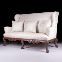 Settee irlandaise du 19e siècle de style George II