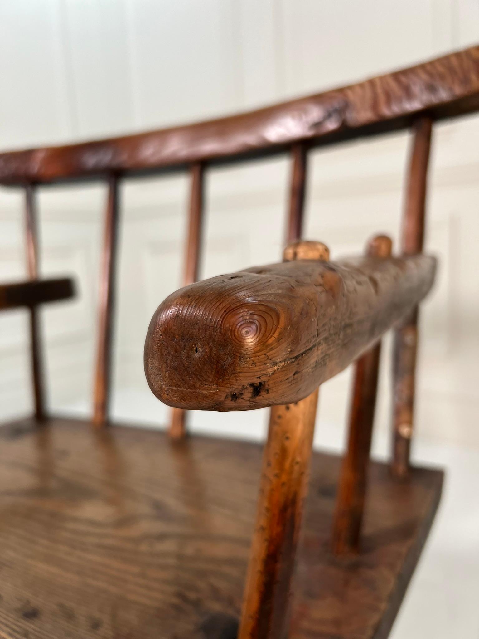 European 19th Century Irish Vernacular Hedge Chair