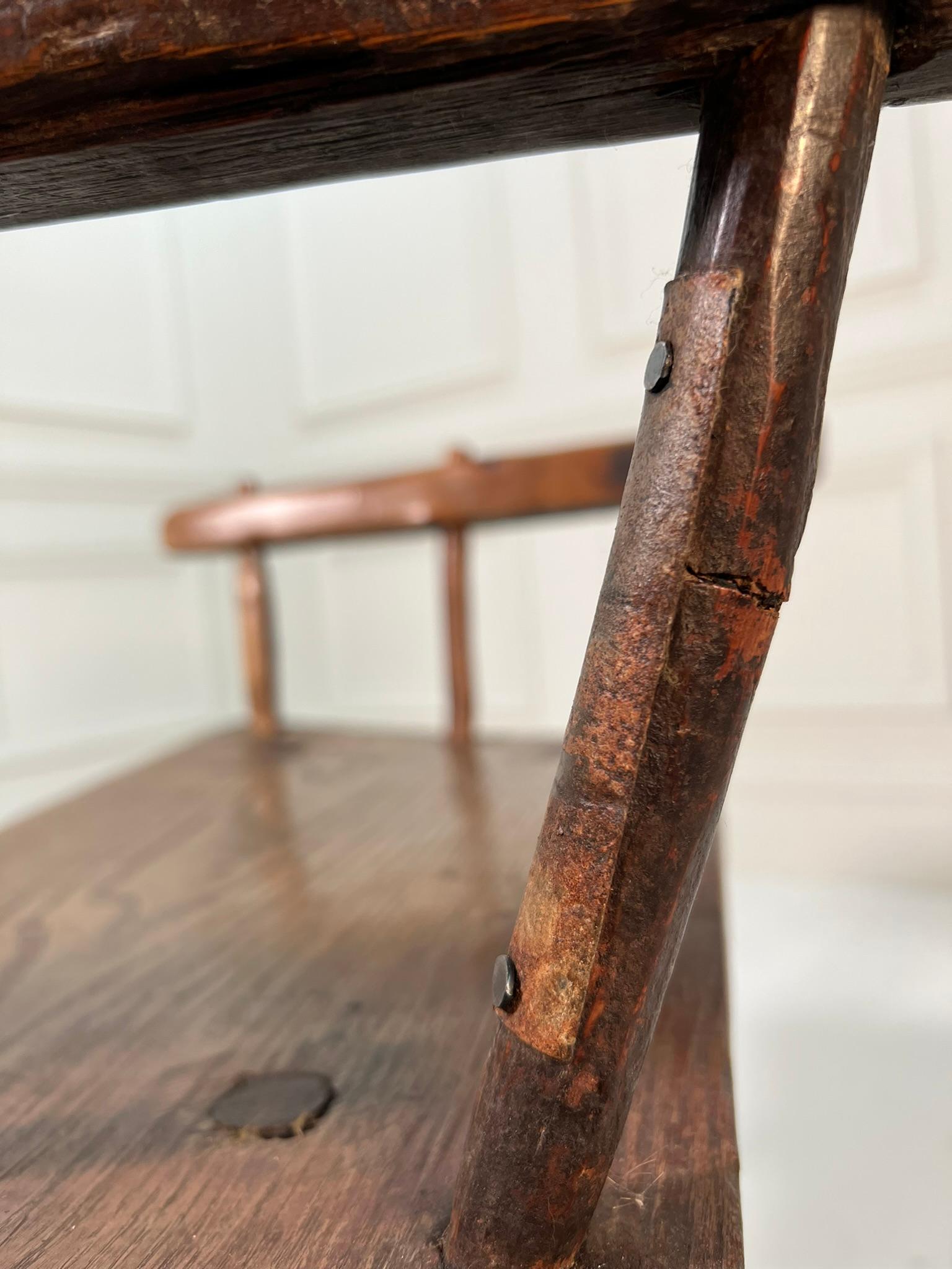 19th Century Irish Vernacular Hedge Chair In Fair Condition In Warrington, GB