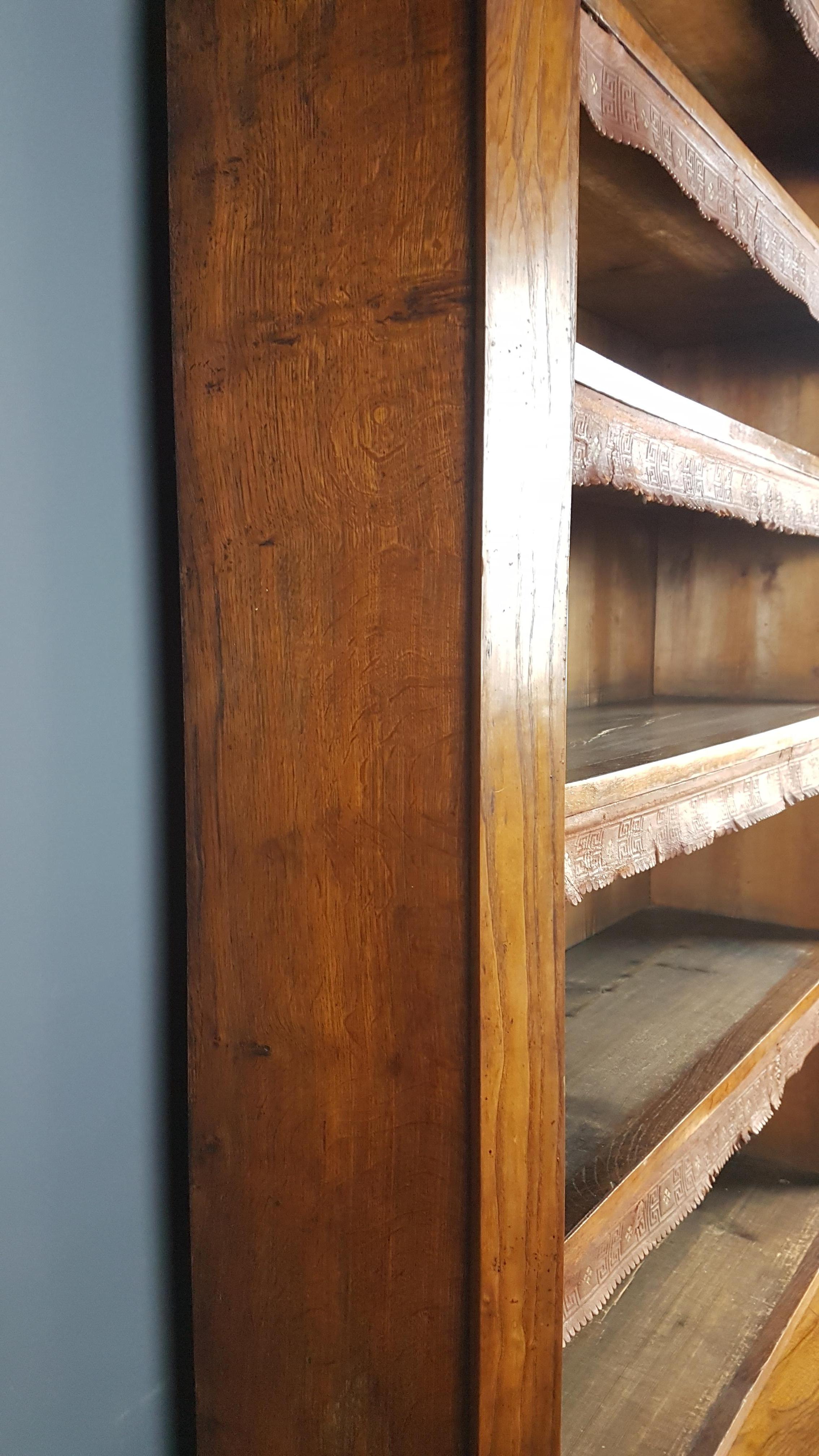 19th Century Irish Walnut Bookcase Cabinet For Sale 3